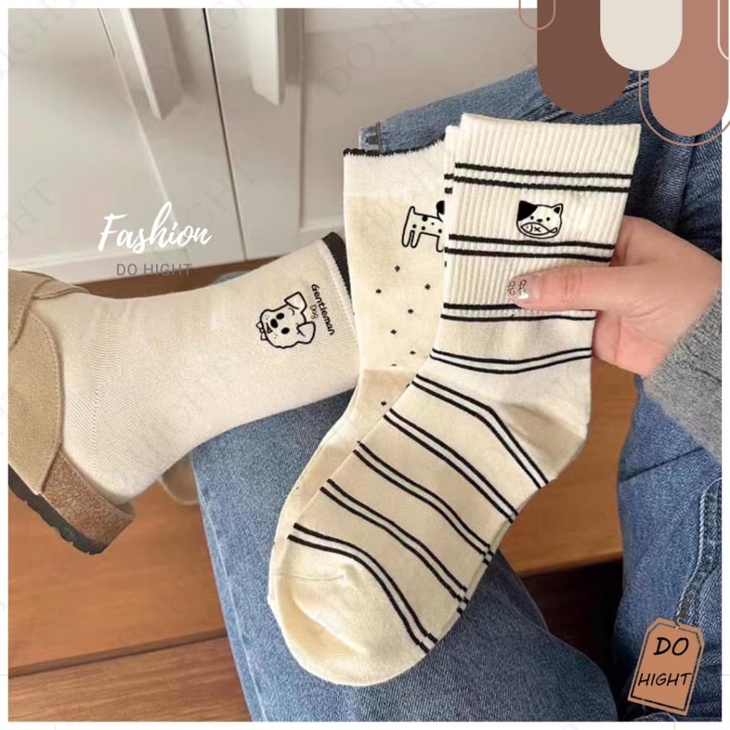 มีเก็บเงินปลายทางถุงเท้าหุ้มข้อ มี 5 ลาย ใส่ได้ทั้งชายและหญิง แนะนำเท้าไม่เกิน41 : Do hight รูปที่ 3