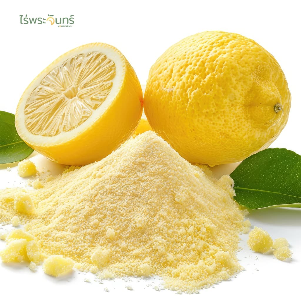 ผงเลม่อน Lemon Freeze Dried มีอย. แท้ ไม่ผสมแป้งและน้ำตาล แบรนด์ไร่พระจันทร์ รูปที่ 6