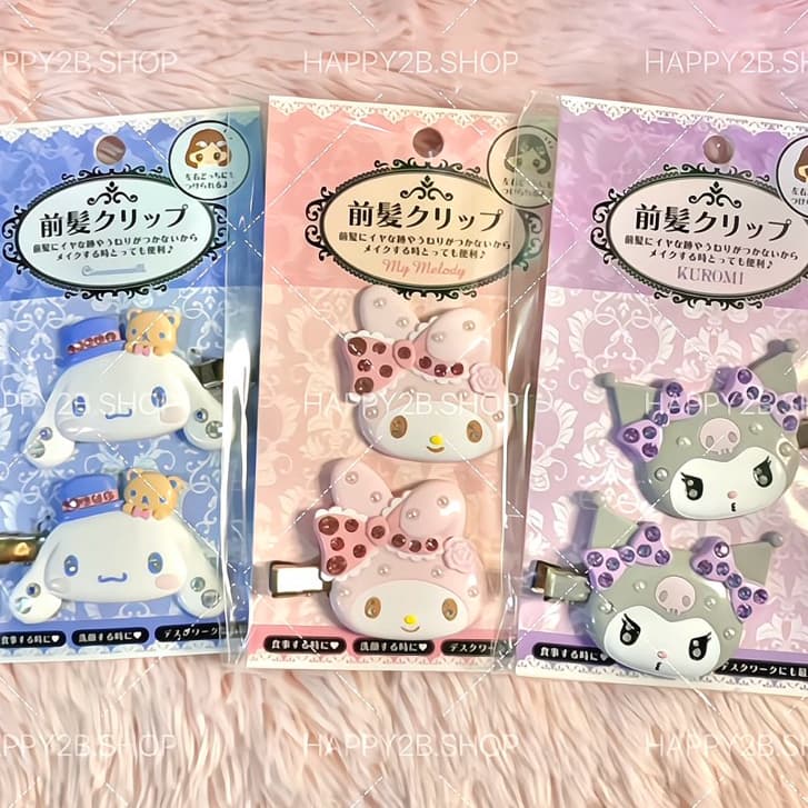 ของเเท้ กิ๊บหนีบผมลายซานริโอ้ ชินจัง Hair clip ลายฮิต ของเเท้หิ้วจากช็อปซานริโอ้ Japan รูปที่ 5