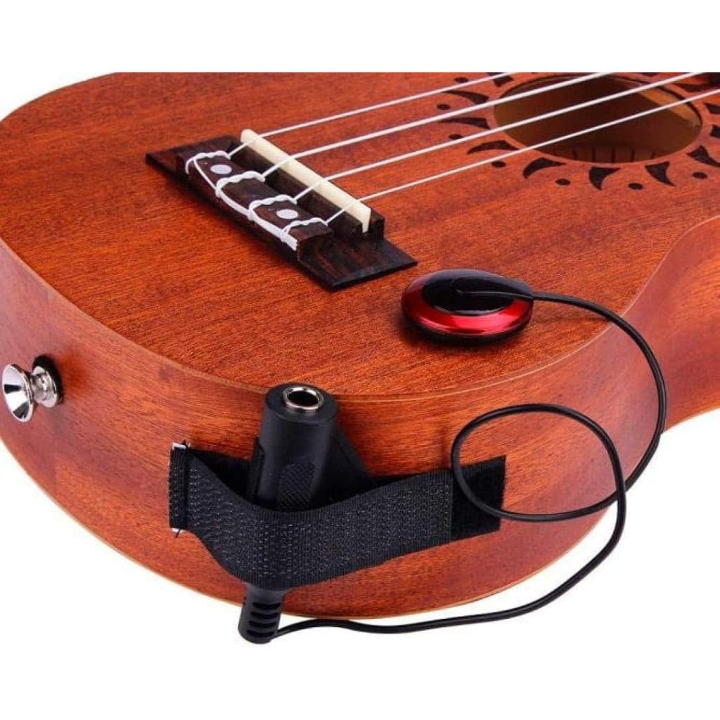 ปิ๊กอัพกีตาร์ Professional Piezo Contact ไมโครโฟน Pickup อุปกรณ์เสริมสำหรับกีตาร์ ปิ๊กอัพกีตาร์โปร่ง รูปที่ 3