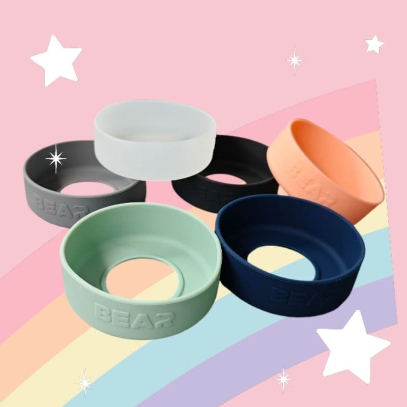 ยางรองแก้ว BEAR รุ่น หนา 2.5mm ขนาด 7.1-7.5cm ปกป้องอย่างมั่นใจ ของเเท้ รูปที่ 3