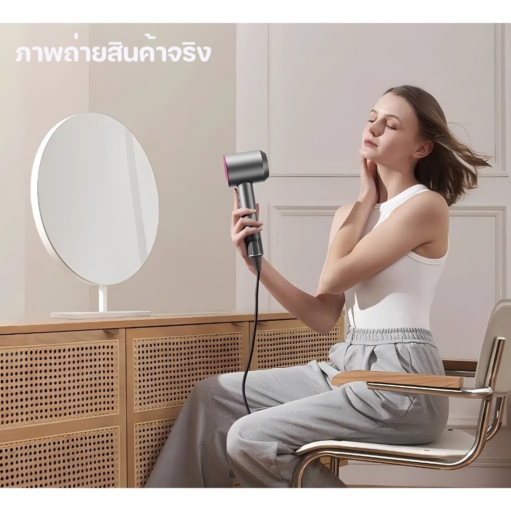 Sorf High-Speed Hair Dryer ไดร์เป่าผม ไดร์เป่าผมความเร็วสูง 110000 รอบ/นาที เป่าผมแห้งเร็ว ไอออนลบ ดูแลเส้นผม รูปที่ 2