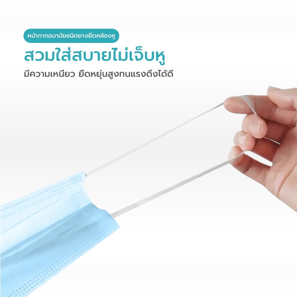 Simple Healthcare หน้ากากอนามัย Medical Mask 3 ชั้น กรองเชื้อ 99.9% รูปที่ 8