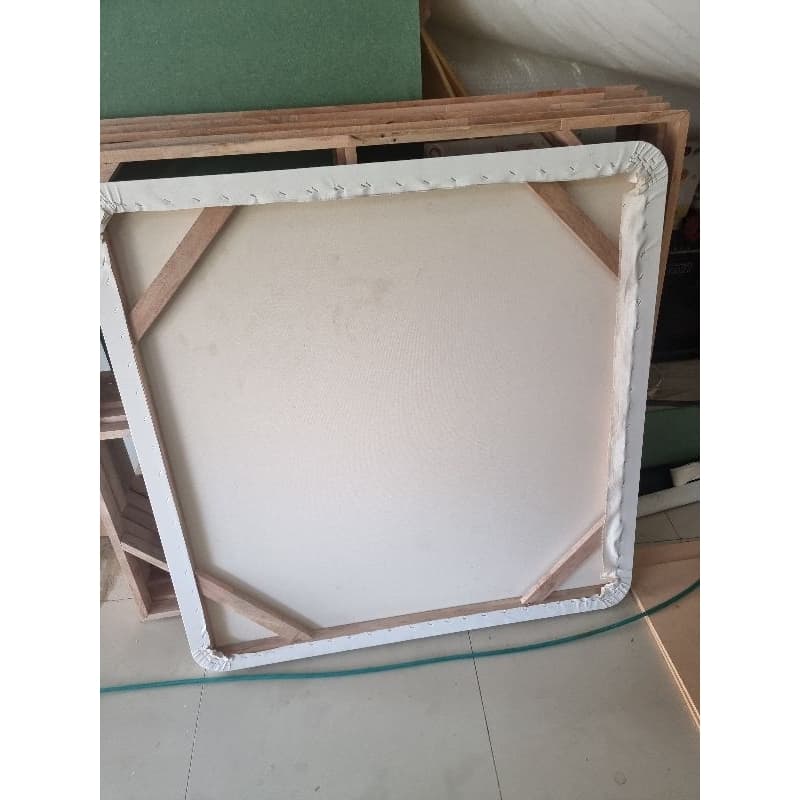จำหน่ายเฟรมผ้าใบ canvas ขนาด 80x100, 80x120, 80x130, 80x150, 80x170 Cm. ขาวและดำ รูปที่ 5