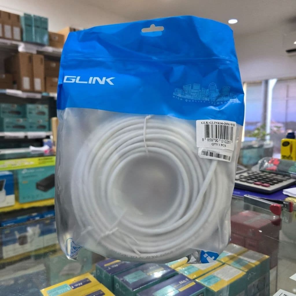 สาย LAN CAT6 Patch Cord สายแลนสำเร็จรูป ความยาว 2-20 เมตร ยี่ห้อ GLINK รองรับ Gigabit รูปที่ 7