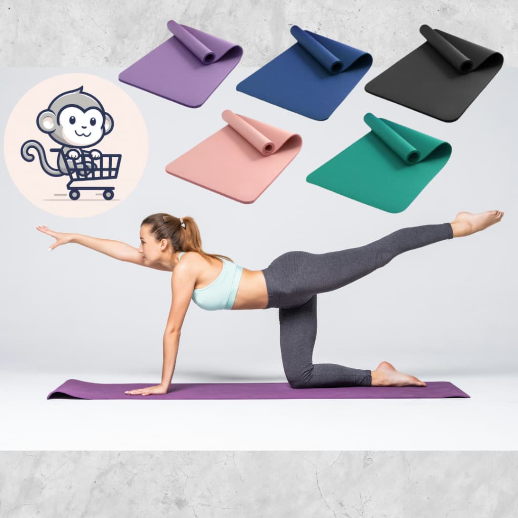 ยางสังเคราะห์ NBR เสื่อโยคะ หนาพิเศษ 8 มม. ปลอดภัย เป็นมิตรต่อสิ่งแวดล้อม Yoga mat รูปที่ 1