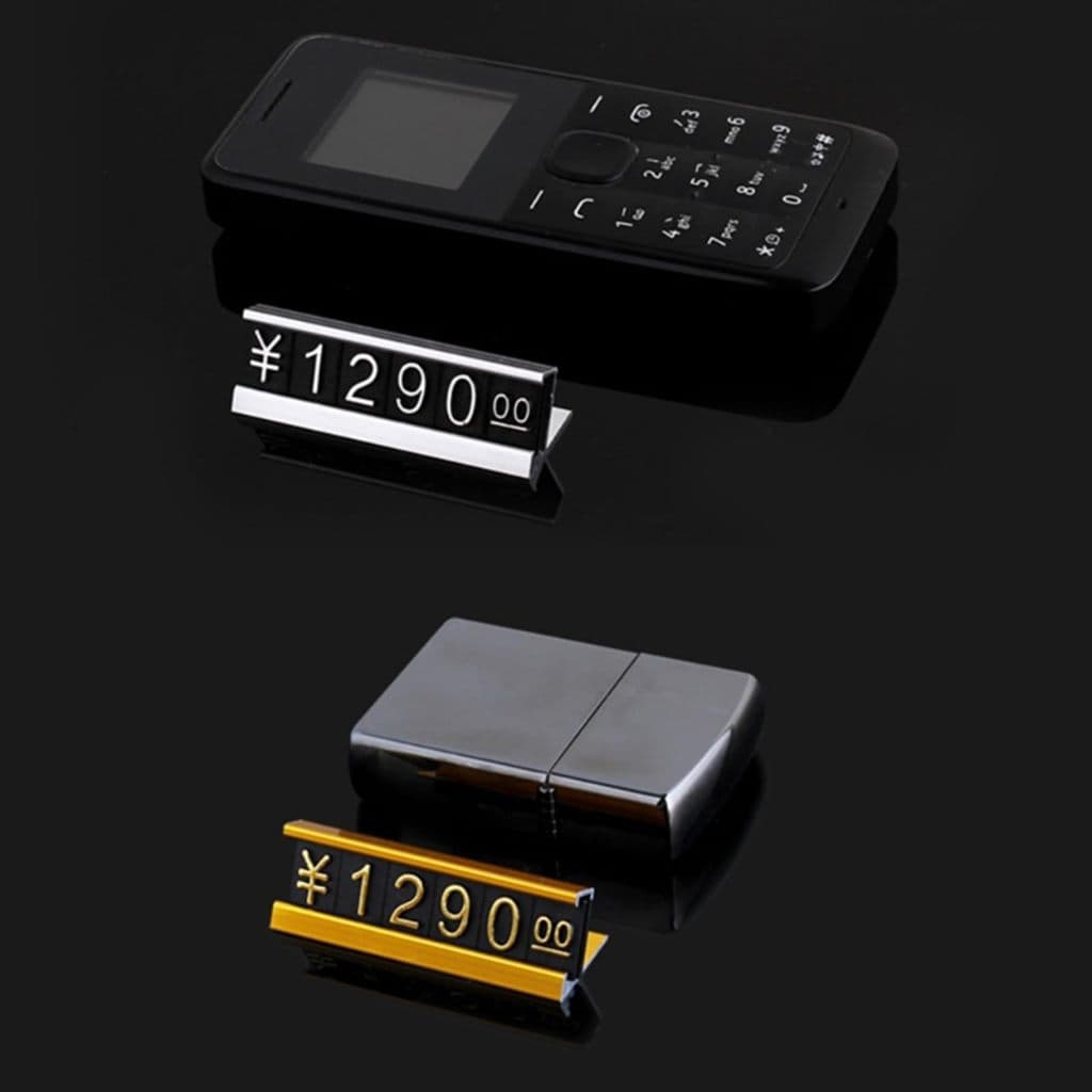 16 ชุด เซตป้ายราคา กรอบราคาอลูมิเนียมอัลลอยด์ ป้ายราคาสินค้า minimal ป้ายราคาเครื่องประดับ ป้ายราคาเสื้อผ้า รูปที่ 6