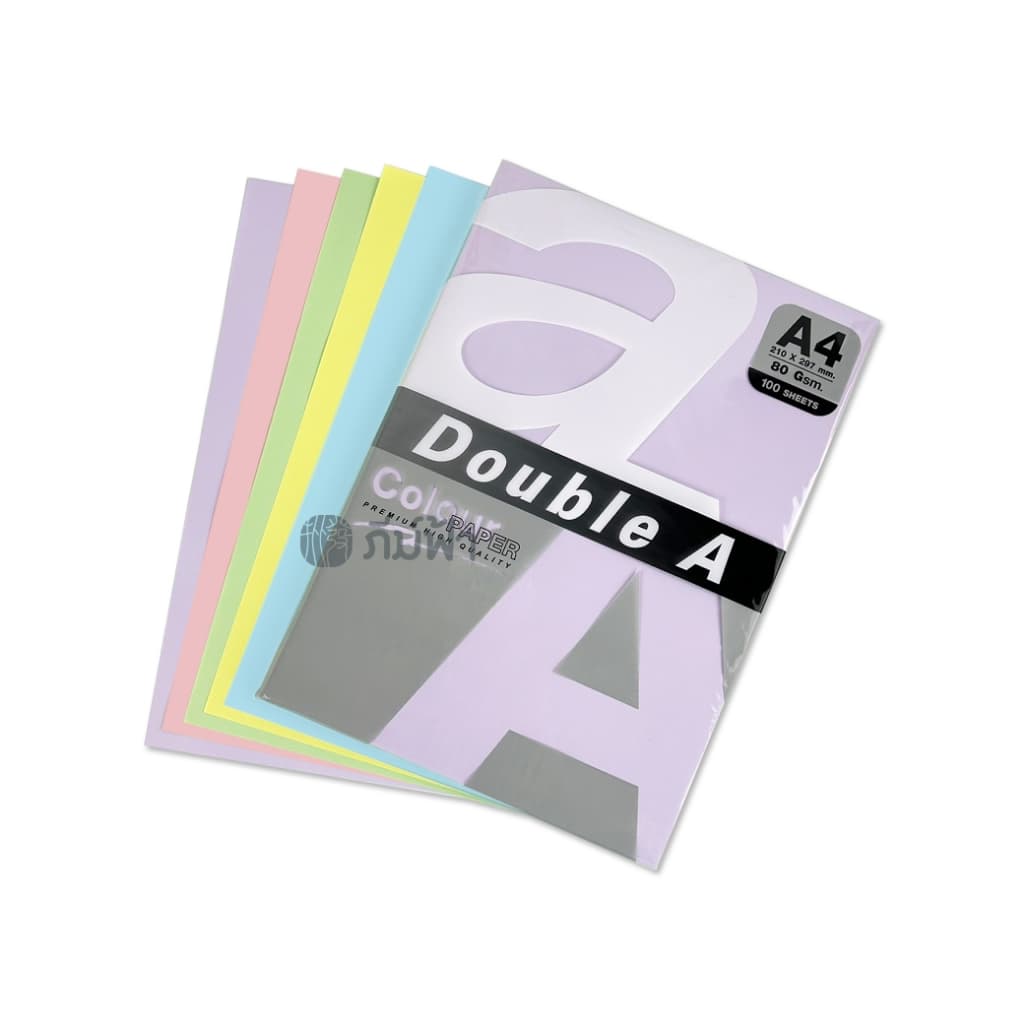 Double A กระดาษสี ขนาด A4 หนา 80 แกรม 100 แผ่น รูปที่ 5