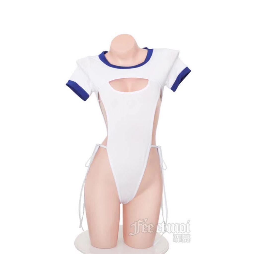 SUPER SEXY ชุดนอนเซ็กซี่สาวอวบ ชุดคอสเพลย์สาวอวบ ชุดบอดี้สูทสาวอวบ มีหลายไซต์ M-2XL นน 40-80kg M-571 รูปที่ 4