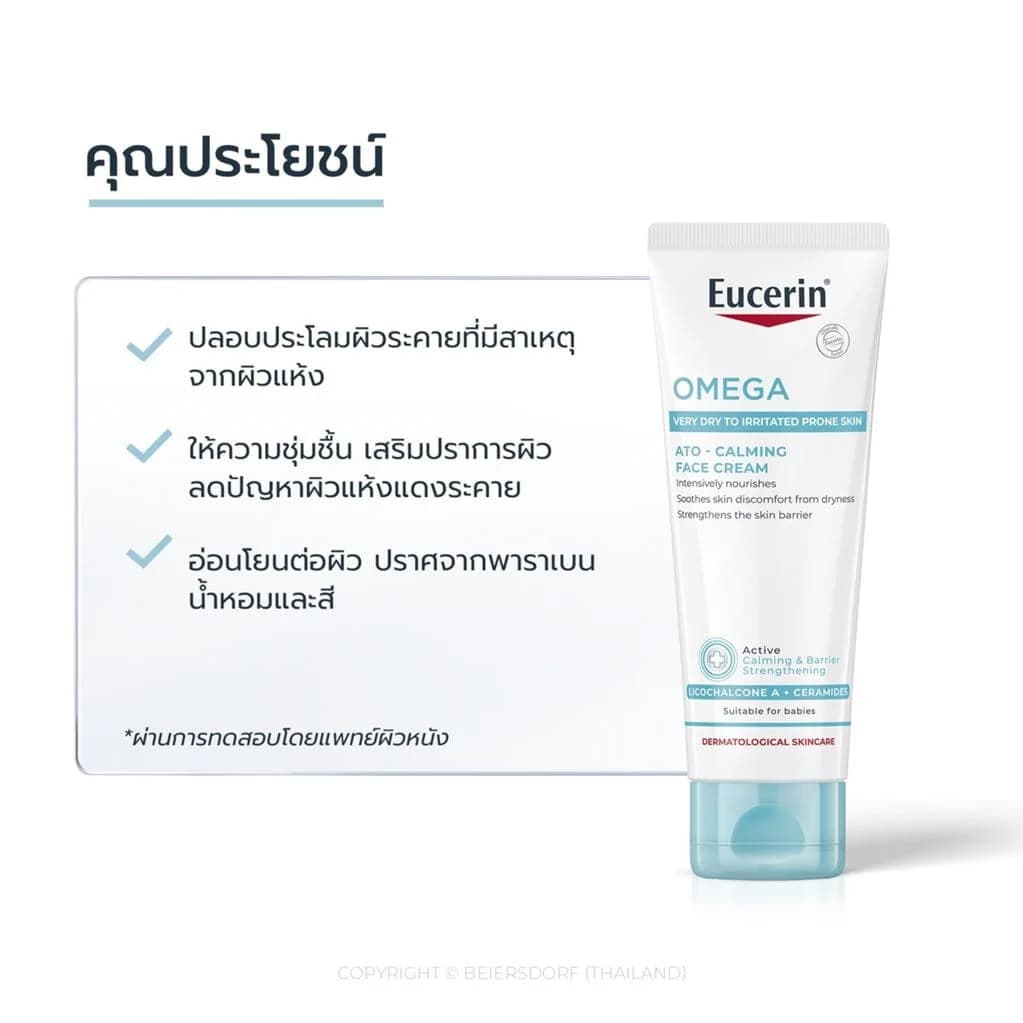 EUCERIN OMEGA FACE DOUBLEPACK 50+50ML แพ็คคู่ รูปที่ 4