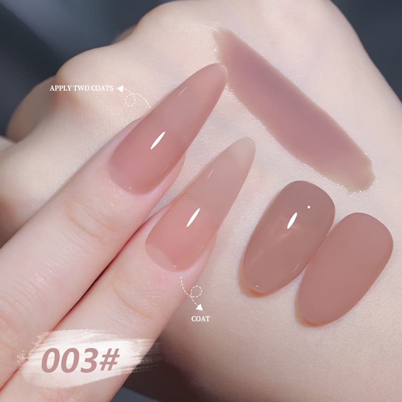 Nawoelite สีทาเล็บเจล สีไซรัป ยาทาเล็บเจล เนื้อบางเบา เกลี่ยง่าย ทนทาน ขึ้นเงาสวย ปลอดสารเคมีอันตราย จากไทย รูปที่ 4