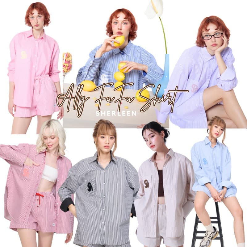 7สี New ally fufu #oversize #oversize #sherleen #เชิ้ตตัวใหญ่ #เชิ้ตเกาหลี รูปที่ 1