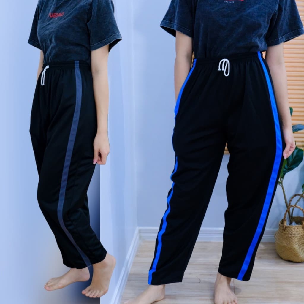 กางเกงวอร์มขาปล่อยแถบใหญ่ ผ้าวอร์ม ใส่สบายใส่ได้ทุกเพศ ทั้งชาย หญิง รูปที่ 7