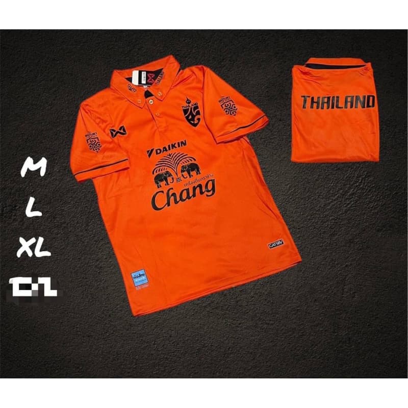 เสื้อกีฬาเสื้อบอลชายคอปกปักโลโก้ทีมชาติไทยเสื้อกีฬาโปโลชาย รูปที่ 8