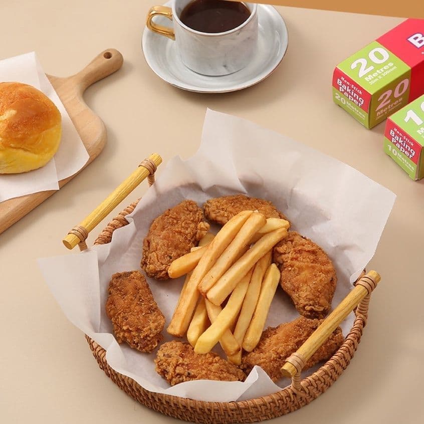 กระดาษรองอบ กระดาษไข อบขนม อาหาร ทนความร้อนสูง Non-Stick Baking Paper รูปที่ 8