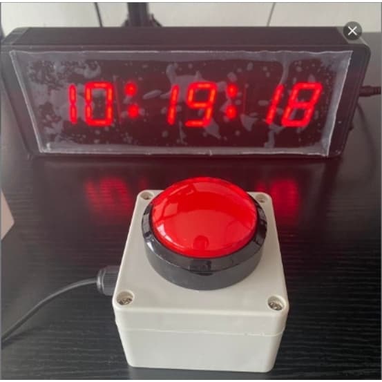 นาฬิกาจับเวลา นาฬิกาสายสวิทช์ปุ่มรีเซ็ตZero Remote Speech ContestเกมGym Timer รูปที่ 5