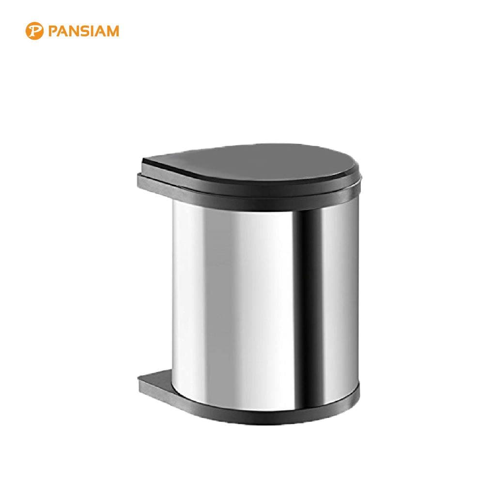 ถังขยะสแตนเลส Built-in PANSIAM รุ่นติดหน้าบานเปิด สำหรับติดตั้งใต้ซิ้งค์ครัว มี 3 ขนาด รูปที่ 4