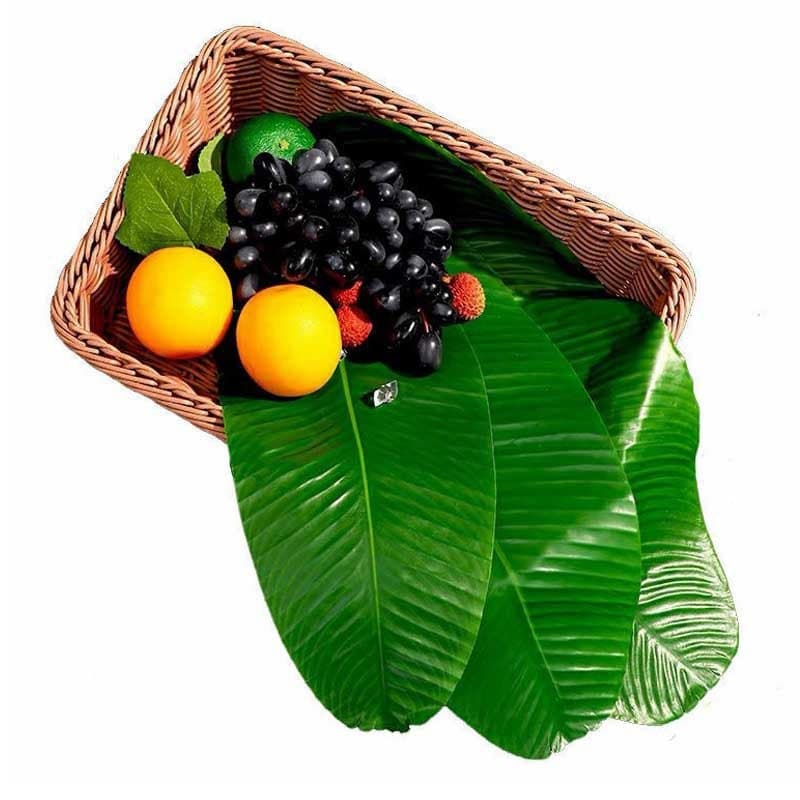 ใบตองปลอม Banana Leaf ใบตองเสมือนจริง ใบตองเทียม ใบประดับโต๊ะ ใบตองพลาสติก ใบตองปลอม ใบตองเทียม ใบกล้วย ใบกล้วยจำลอง รูปที่ 7