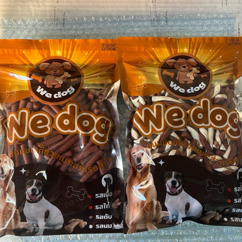 ขนมสุนัข we dog แบบสัั้น รสตับ ขนาด 450 กรัม รูปที่ 1