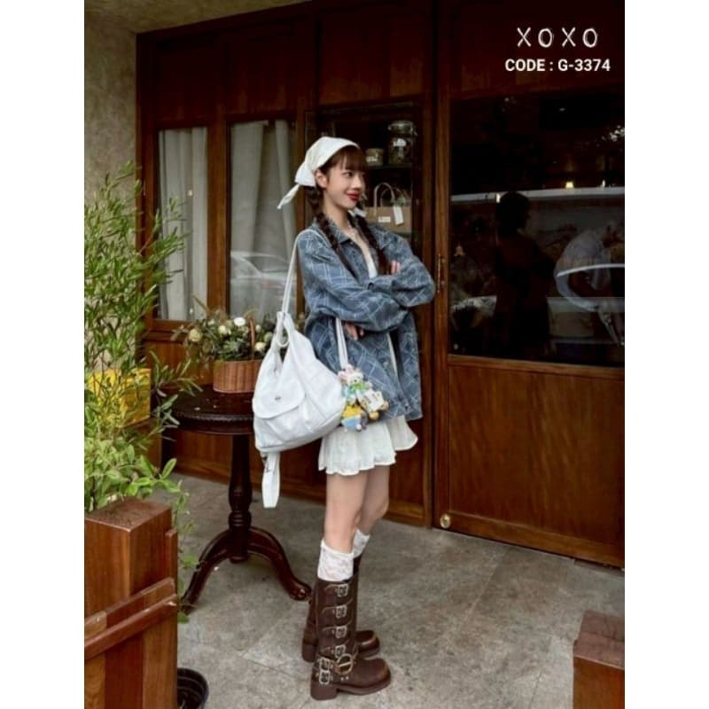 ภายใน 3 ชม. -25%ใช้ ได้ บูท ติดแกรม เกาหลี เข็มขัด 4 เข็มขัด. รูปที่ 2