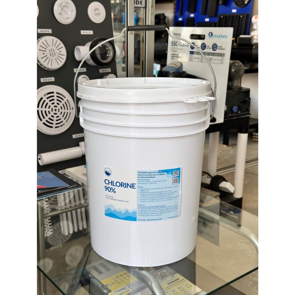คลอรีน 90% ชนิดเกล็ดและชนิดผง ขนาด 10-20 ก.ก. TCCA 90% Granular/Powder รูปที่ 3