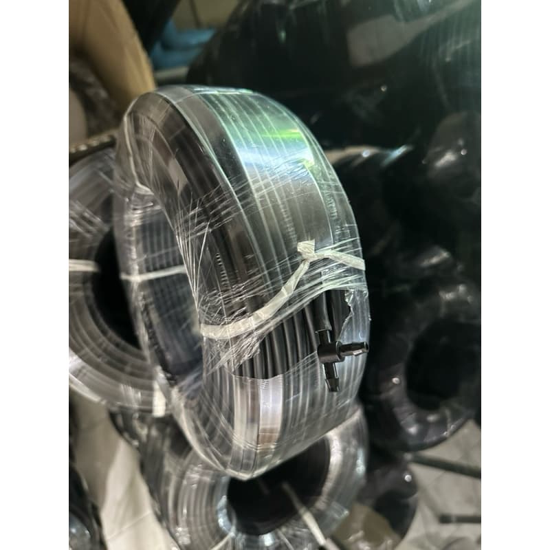 สายยางไมโคร 4/7mm พ่นหมอก แรงดันต่ำ 50 เมตร สายพ่นละอองหมอก ยางดำ 6mm 5/7mm รูใน4 รูนอก7 ทนแดด กึ่งเงา รับประกัน3ปี รูปที่ 6
