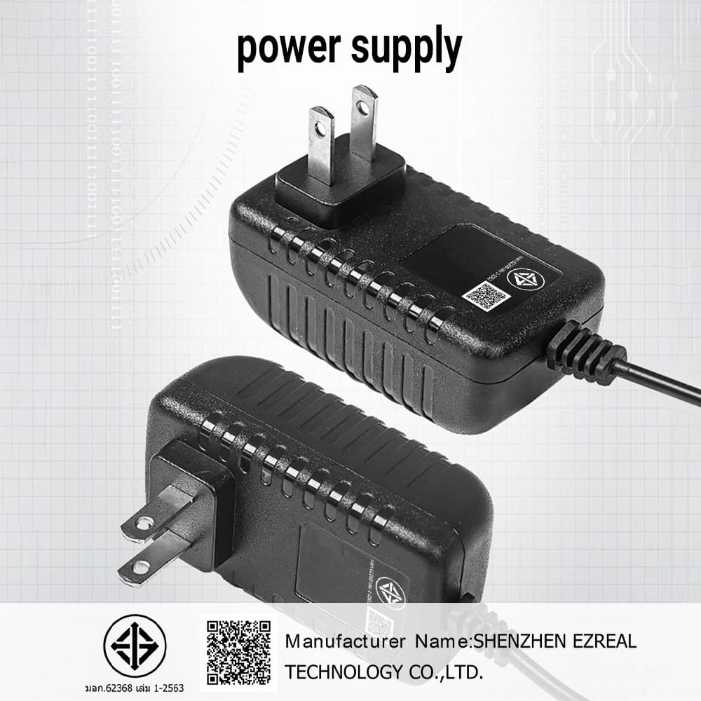 ส่งจากไทยอะแดปเตอร์ไฟฟ้า 12V2A เครื่องชาร์จแบตเตอรี่ลิเธียม สหรัฐอเมริกา สหภาพยุโรป สหราชอาณาจักร ออสเตรเลีย 5V2A รูปที่ 3