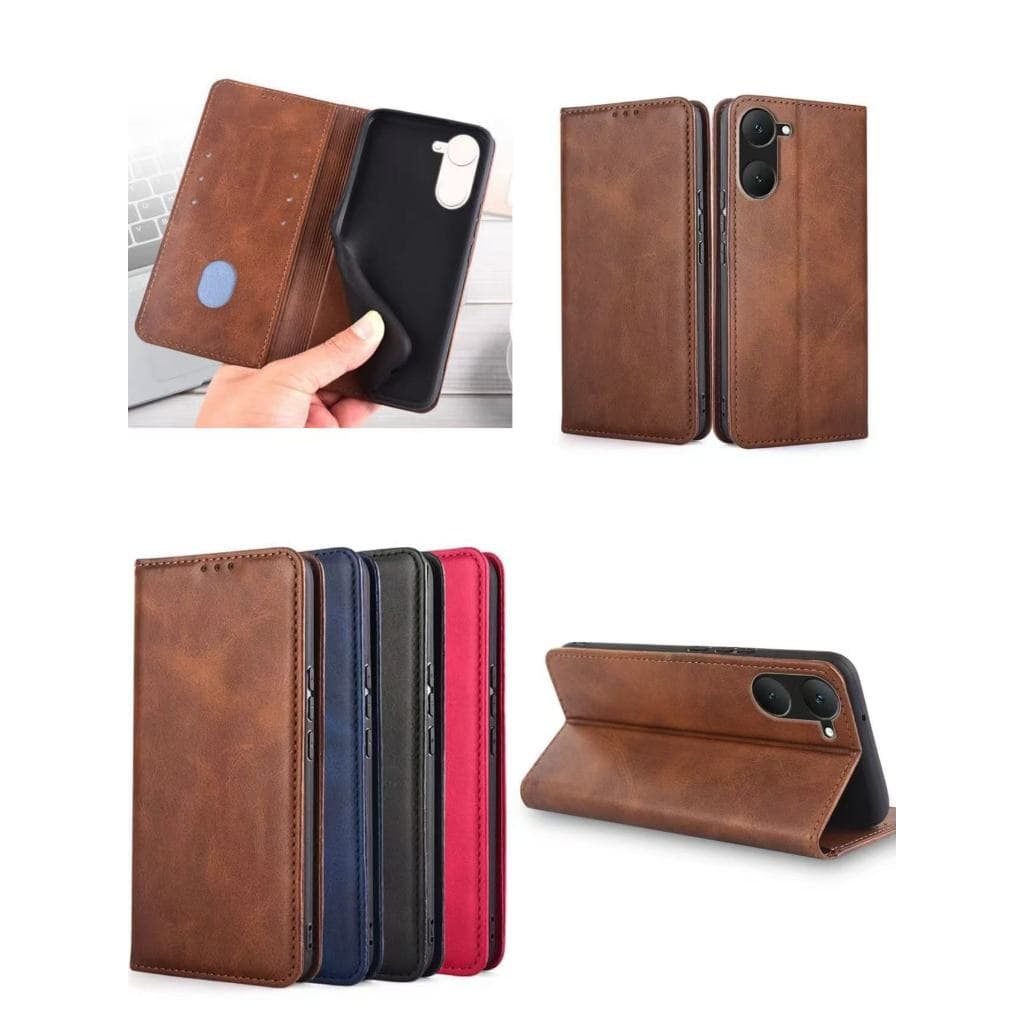 เคสฝาพับหนัง Xunte ตั้งได้ สำหรับXiaomi Redmi A5 A3 A7Pro A1plus A2plus / Poco C71 C85 C75 C65 Redmi15 15C 14C 13C 12C รูปที่ 3