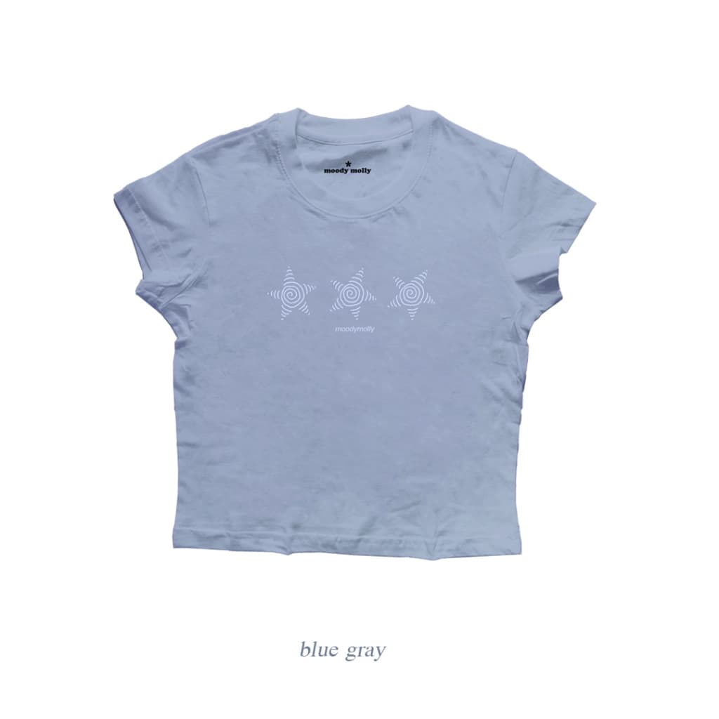 moodymolly New color เสื้อ babytee ลายสกรีนดาว รูปที่ 6
