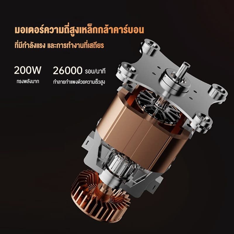 LENODI เครื่องบดกาแฟ เครื่องบดเมล็ดกาแฟไฟฟ้าอัตโนมัติเต็มรูปแบบ n600 เครื่องบดกาแฟ Electric coffee machine รูปที่ 8