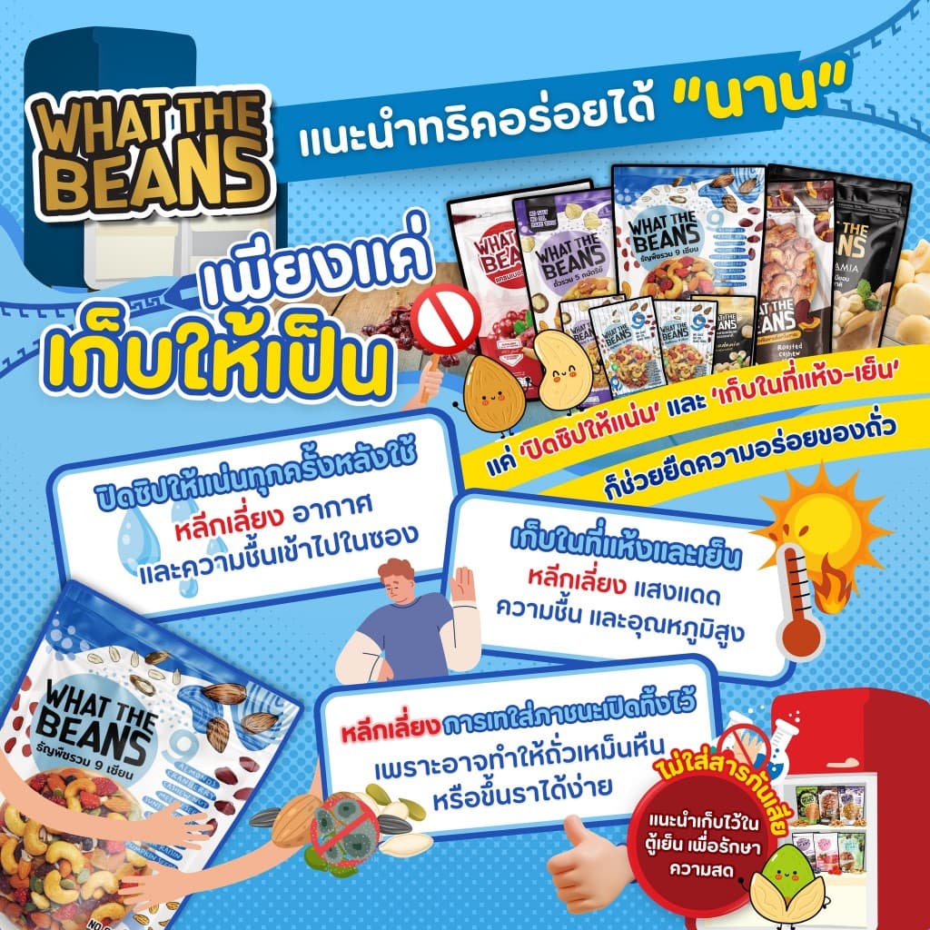ขนุนอบกรอบ หวาน ชิ้นใหญ่ 500กรัม ไร้น้ำมัน ไร้กลิ่นหืน WHAT THE BEANS รูปที่ 5