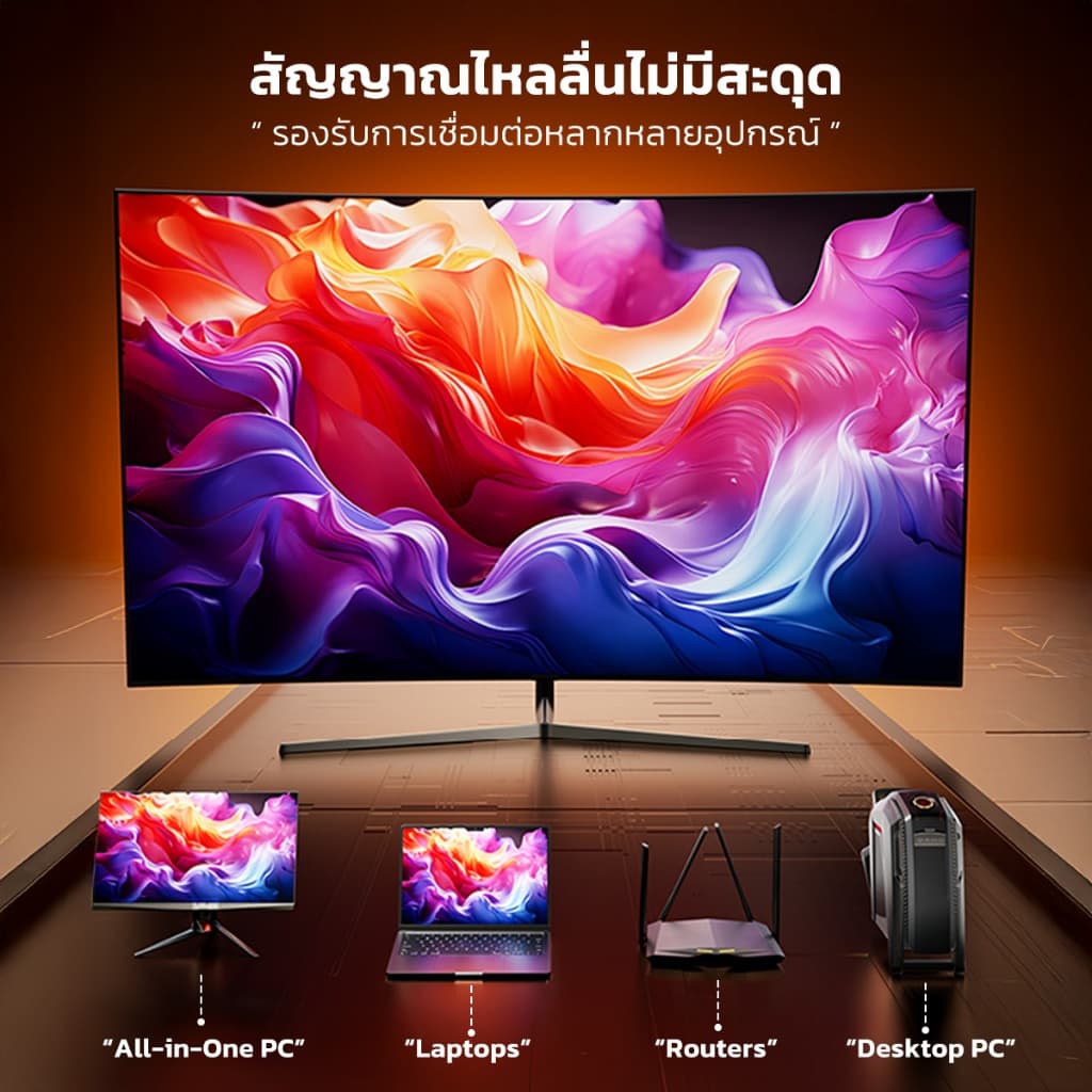 Jasoz สายLAN Cat 8 Shielded Flat Cable 40Gbps รุ่น E127 ความยาว 1เมตร - 5เมตร เสถียรทุกการเชื่อมต่อ รูปที่ 7