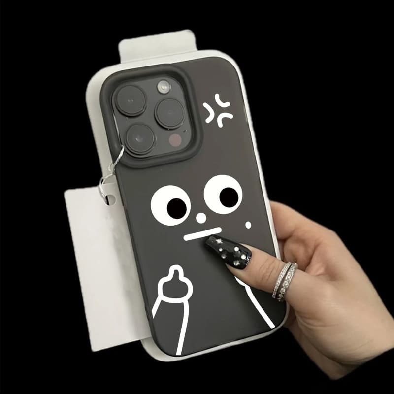 ฝาครอบโทรศัพท์นุ่ม ดูถูกจากมือเล็กๆน้อยๆ For iPhone 11 13 17 16 15 เคส ไอโฟน12 14 ProMax 7 8Plus X XR XSMaxกันกร รูปที่ 8