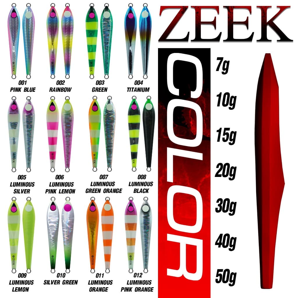 เหยื่อจิ๊ก รุ่น Zeek By Underground LF - 7/10/15/20/30/40/50/60 g. รูปที่ 2