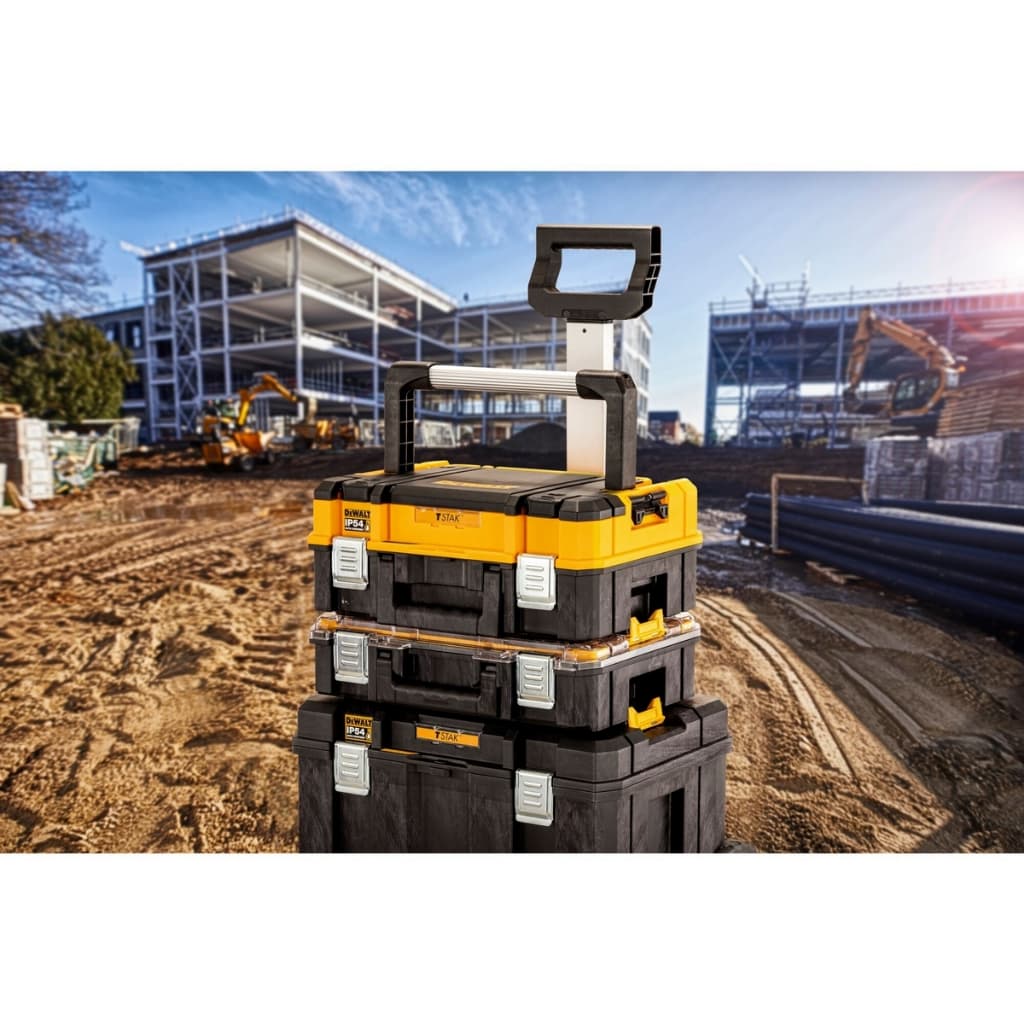 แท้ ส่งด่วนDEWALT ชุดกล่องเครื่องมือ รุ่น DWST83346-1 ขนาดใหญ่ มีถาด TSTAK ช่องใหญ่ 44 ลิตร กล่องเครื่องมือ รูปที่ 5