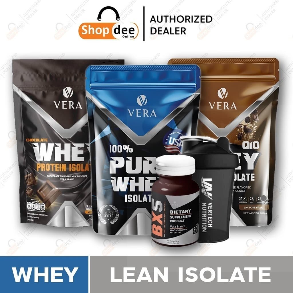 VERA Whey Protein Isolate - เวย์โปรตีน ไอโซเลท สูตรลีน เสริมสร้างมวลกล้ามเนื้อ ขนาด 2 Lbs. รูปที่ 1