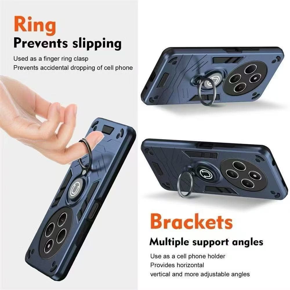 Ring เคสสไลด์กล้อง Case Xiaomi Redmi 14C / Poco C75 กันกระแทก เคสขาตั้ง แม่เหล็ก รูปที่ 2