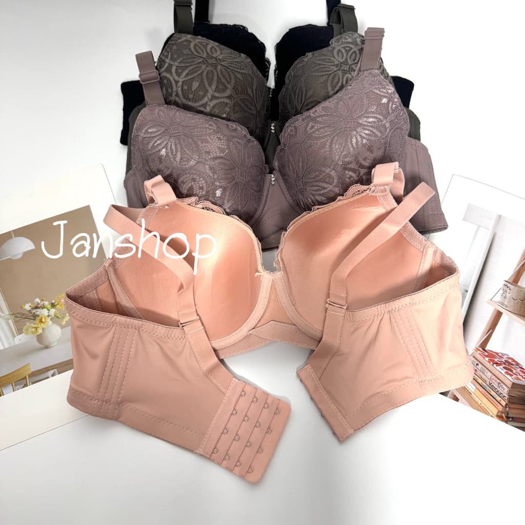 เสื้อในตกแต่งลูกไม้ไซส์ใหญ่ ทรงเต็มเต้า size 38-44 รูปที่ 6
