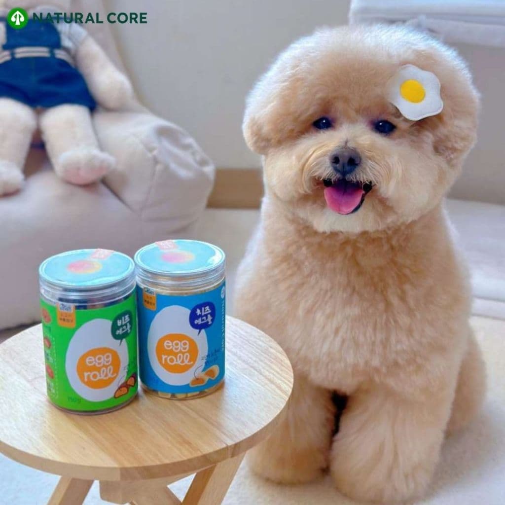Natural Core Egg Roll ขนมไข่แดงสอดไส้ สำหรับสุนัข นำเข้าจากเกาหลี รูปที่ 9