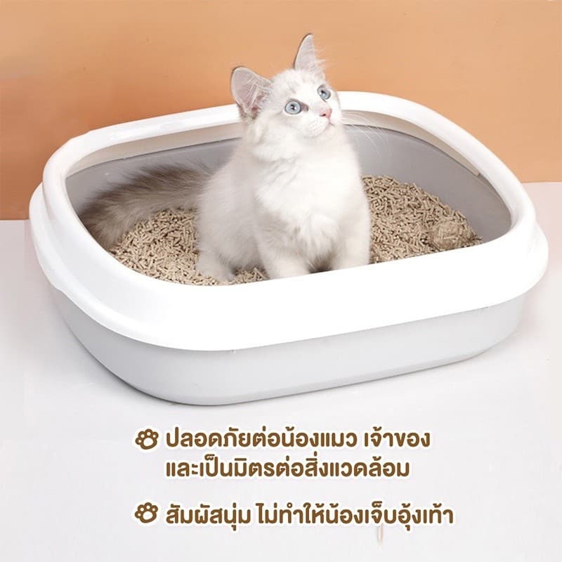 ทรายแมว6ลิตร ทรายเต้าหู้ ทรายเบนโทไนท์ ทรายแมวผสม ผลิตจากกากถั่วเหลืองธรรมชาติ ทรายแมว รูปที่ 8