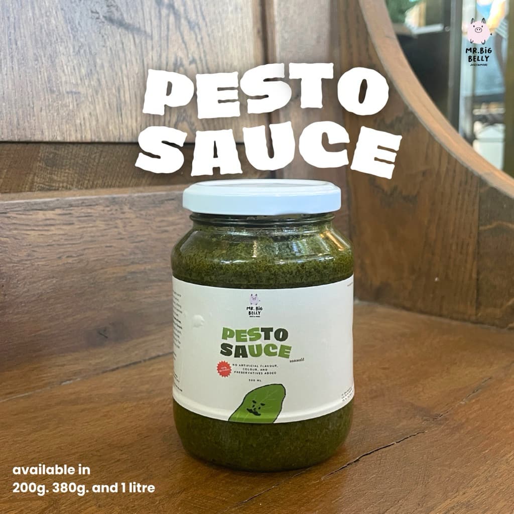 ซอสเพสโต้ Pesto Sauce by Mr.Big Belly: Juice & More รสจัดจ้านเหมือนทานที่ร้าน รูปที่ 1