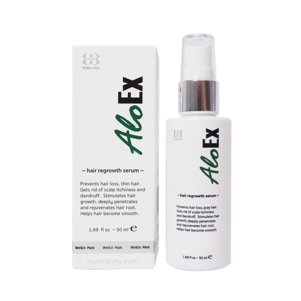 AloEx Hair Serum 50 ml. เซรั่มบำรุงหนังศีรษะและเส้นผม ลดผมร่วง สร้างผมใหม่ รากผมแข็งแรง เพิ่มผมหนา รูปที่ 2