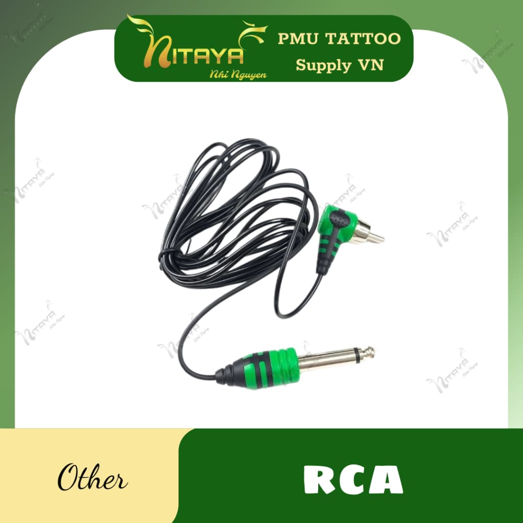 สายไฟ RCA แบบดี สำหรับเครื่องสัก สายต่อเครื่องฮอค รูปที่ 2