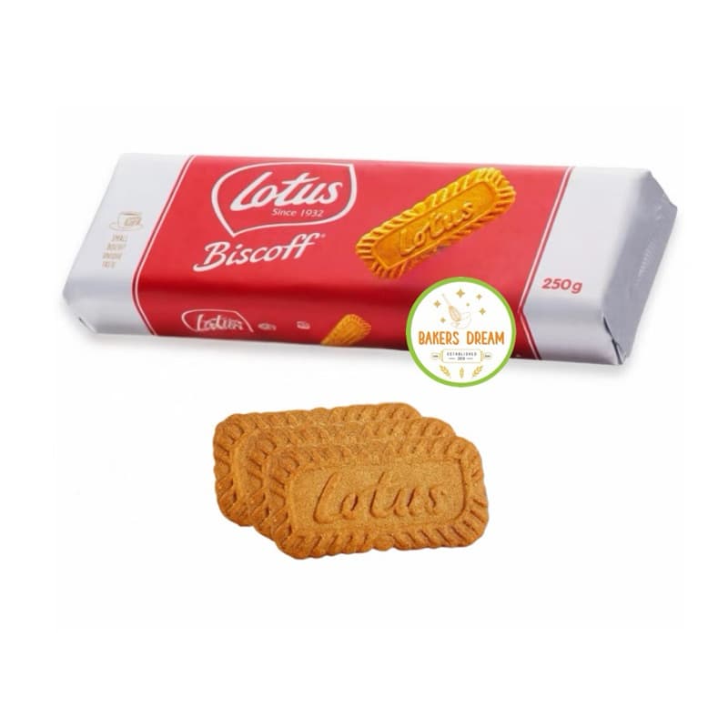 Lotus Biscoff บิสคอฟ บิสกิตรสคาราเมล ขนาด 250 กรัม รูปที่ 1