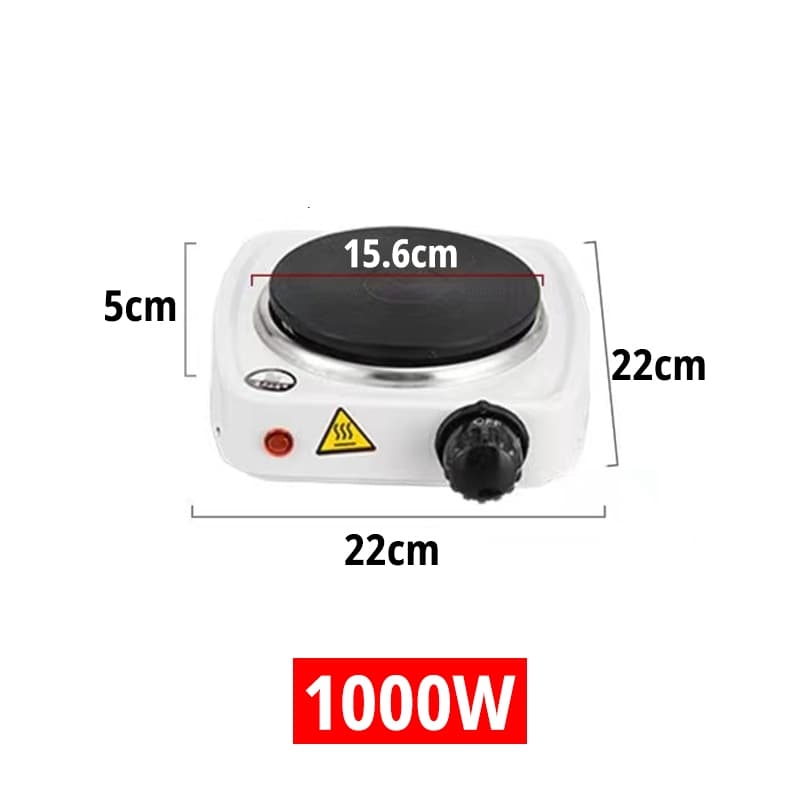 เตาไฟฟ้าอ 1000W ตาแม่เหล็กไฟฟ้ามินิ เนกประสงค์ขนาด เล็กสำหรับ ต้มกาแฟ อุ่นอาหาร สามารถใช้ได้กับทุกภาชนะทุกชนิด รูปที่ 9