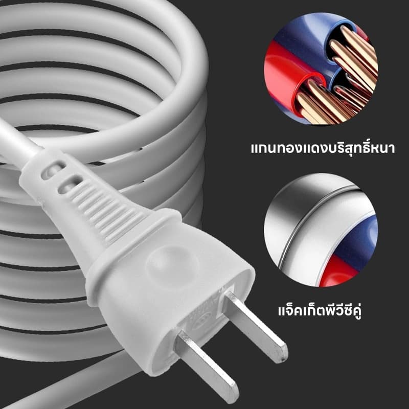 High-Speed Hair Dryer ไดร์เป่าผมพกพา 130000 รอบ/นาที เป่าผมแห้งเร็ว ไอออนลบ การดูแลเส้นผม มีโหมดลมร้อน/เย็น รูปที่ 5