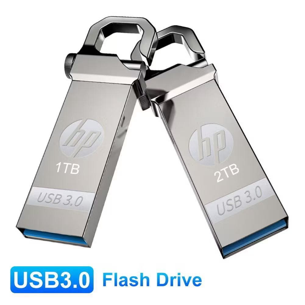 แฟลชไดรฟ์ USB 3.0 1TB 2TB ความเร็วสูง ขนาดเล็ก แบบพกพา สําหรับ HP USB3.0​​ แฟลชไดรฟ์ USB 1TB 2TB โลหะ กันน้ํา สําหรับรถ รูปที่ 3