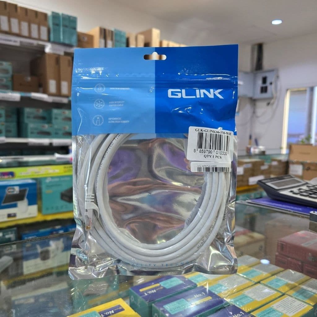 สาย LAN CAT6 Patch Cord สายแลนสำเร็จรูป ความยาว 2-20 เมตร ยี่ห้อ GLINK รองรับ Gigabit รูปที่ 3
