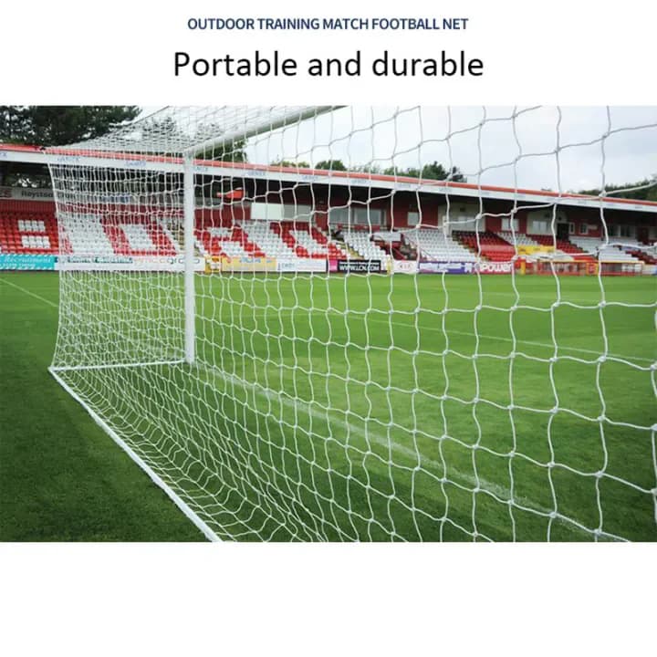 ตาข่ายฟุตบอล ขนาดเกม Replacement Soccer Goal Net Person System Full Size Football Goal Post Netting รูปที่ 9