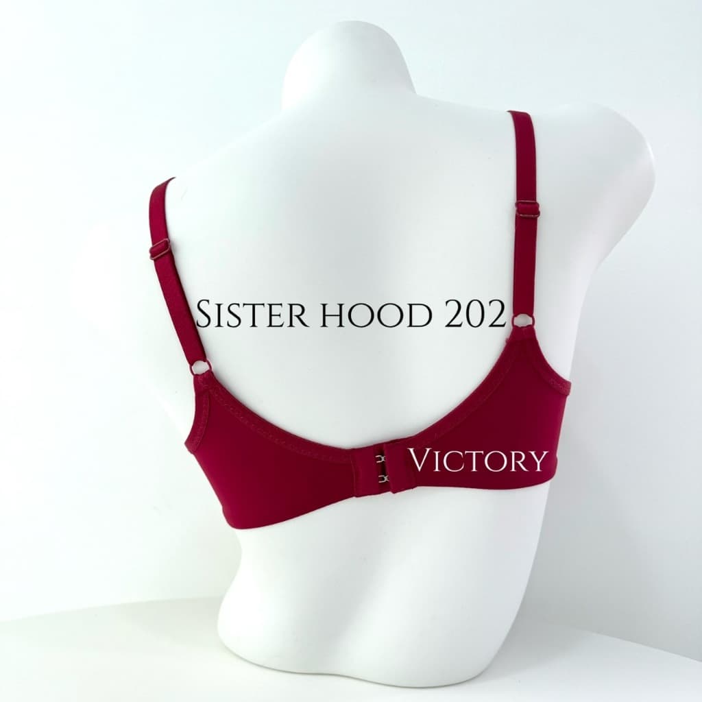 ชุดชั้นใน sister hood 202 ไร้โครง เต้าเรียบสีพื้น ใส่กระชับ ให้อกสวยอย่างมั่นใจ รูปที่ 3